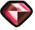 Light Red Gem Icon