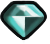 Teal Gem Icon