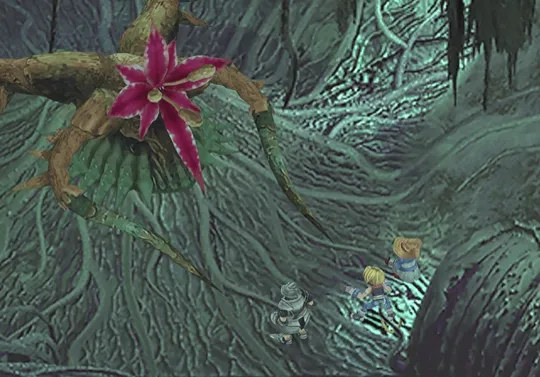 Thumbnail of the video showing the boss battle against Plant Brain