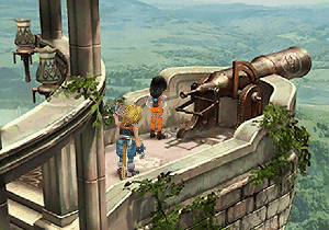 Zidane and Dagger in Alexandria Castle