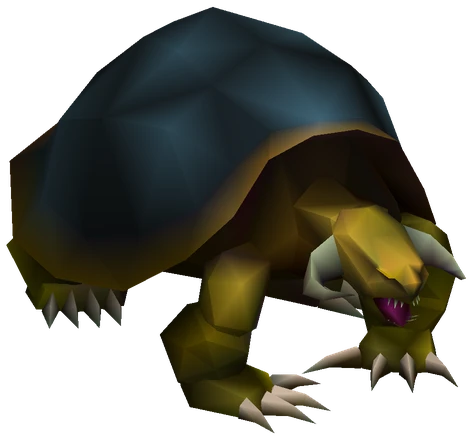 Adamantaimai enemy model from Final Fantasy VII