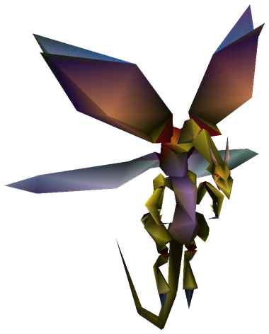 Ark Dragon enemy model from Final Fantasy VII