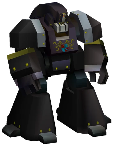 Armored Golem enemy model from Final Fantasy VII
