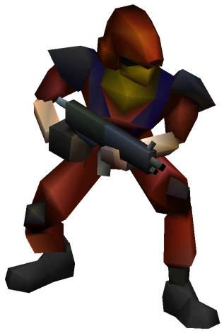 Attack Squad enemy model from Final Fantasy VII