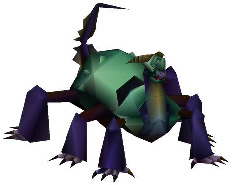Bagnadrana enemy model from Final Fantasy VII