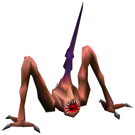 Bahba Velamyu enemy model from Final Fantasy VII