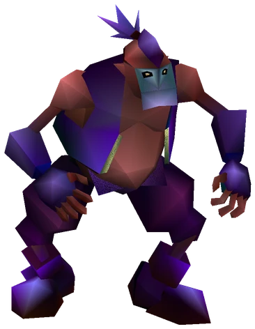 Bandit enemy model from Final Fantasy VII