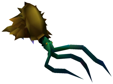 Beachplug enemy model from Final Fantasy VII