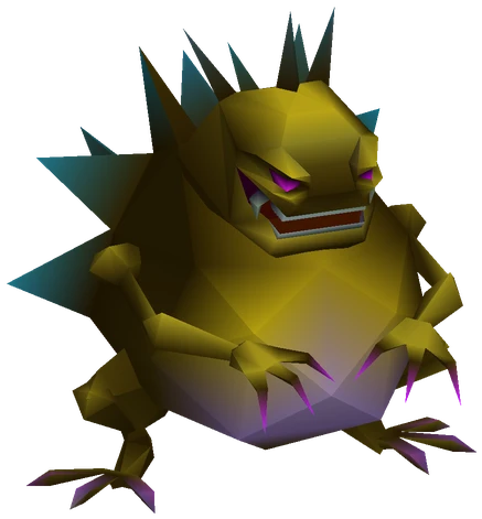 Boundfat enemy model from Final Fantasy VII
