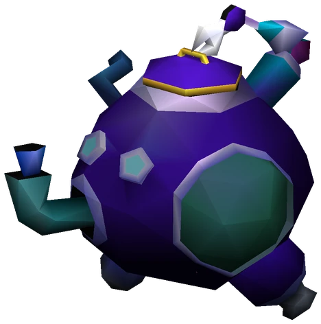 Brain Pod enemy model from Final Fantasy VII