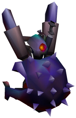 Bullmotor enemy model from Final Fantasy VII