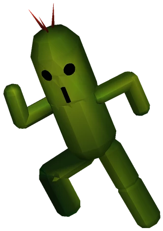 Cactuar enemy model from Final Fantasy VII