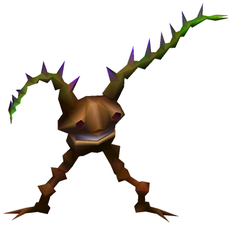 Capparwire enemy model from Final Fantasy VII