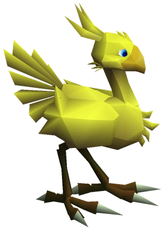 Chocobo enemy model from Final Fantasy VII