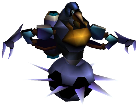 Crazy Saw enemy model from Final Fantasy VII