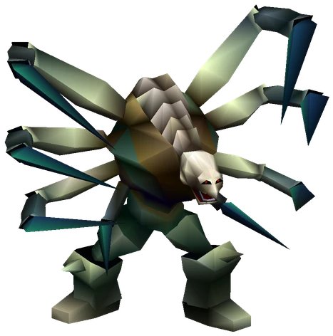 Death Claw enemy model from Final Fantasy VII