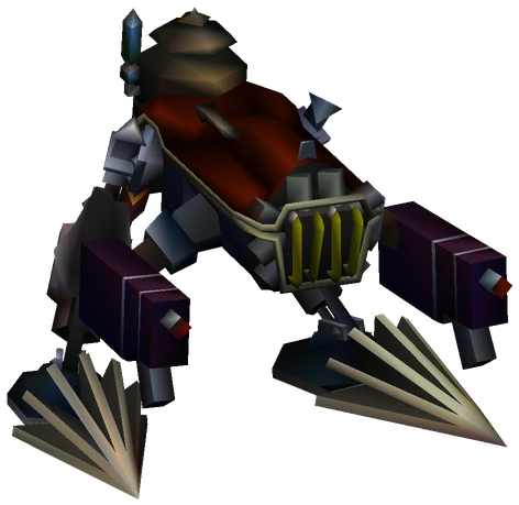Death Machine enemy model from Final Fantasy VII