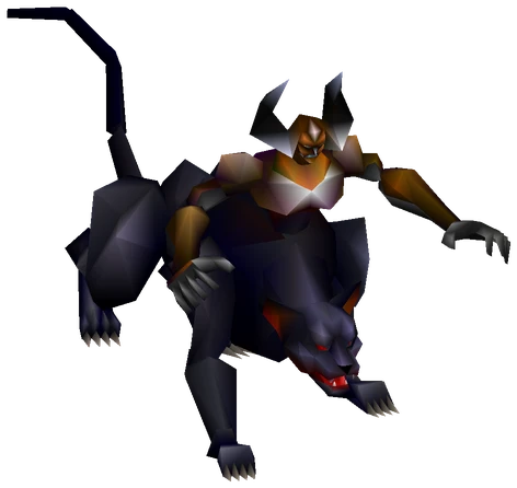 Doorbull enemy model from Final Fantasy VII