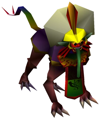 Foulander enemy model from Final Fantasy VII