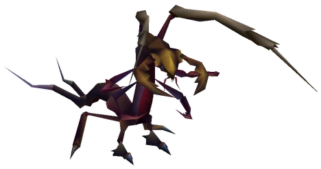 Frozen Nail enemy model from Final Fantasy VII