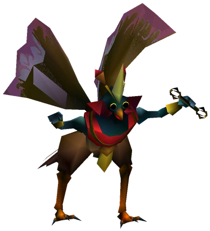 Garuda enemy model from Final Fantasy VII
