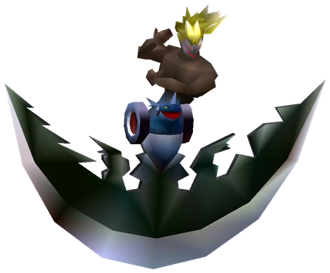 Ghirofelgo enemy model from Final Fantasy VII
