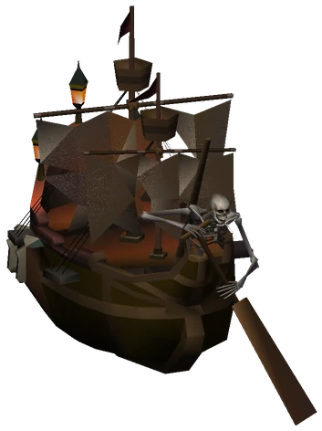 Ghost Ship enemy model from Final Fantasy VII