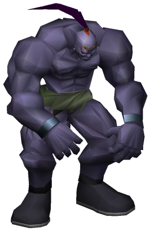 Gigas enemy model from Final Fantasy VII