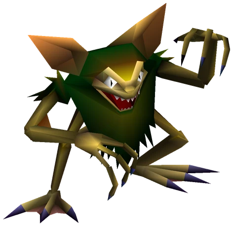 Gremlin enemy model from Final Fantasy VII