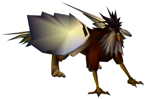 Griffin enemy model from Final Fantasy VII