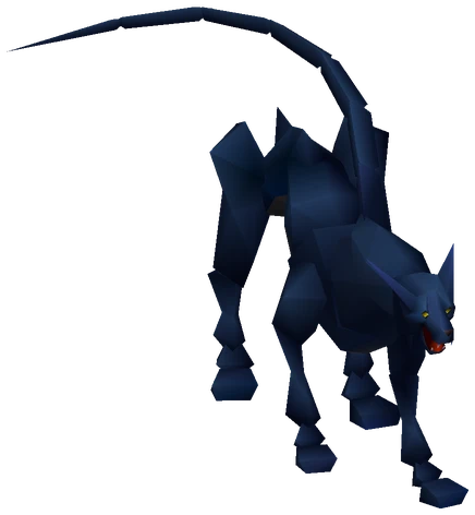 Guard Hound enemy model from Final Fantasy VII