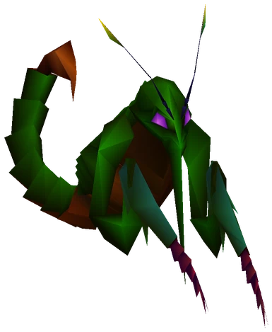 Head Hunter enemy model from Final Fantasy VII