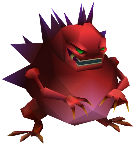 Hedgehog Pie enemy model from Final Fantasy VII
