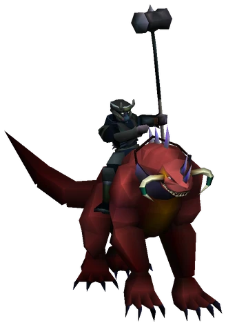 Hell Rider VR2 enemy model from Final Fantasy VII