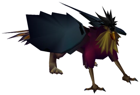 Hippogriff enemy model from Final Fantasy VII