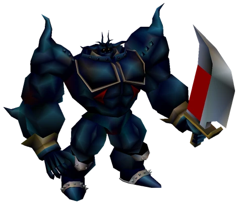Iron Man enemy model from Final Fantasy VII