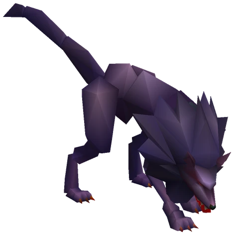 Kalm Fang enemy model from Final Fantasy VII