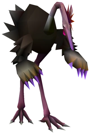 Levrikon enemy model from Final Fantasy VII
