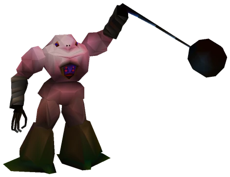 Madouge enemy model from Final Fantasy VII