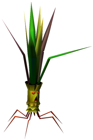 Mandragora enemy model from Final Fantasy VII