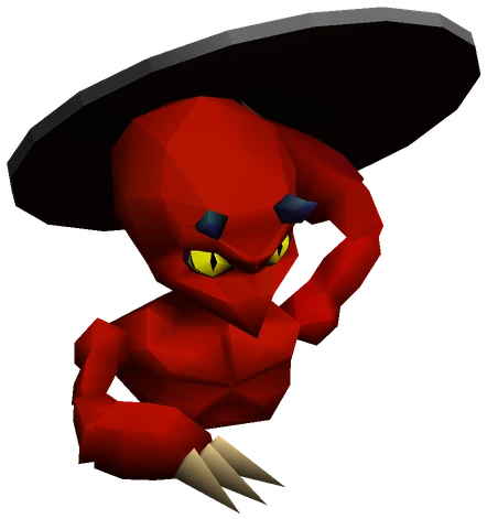 Manhole enemy model from Final Fantasy VII
