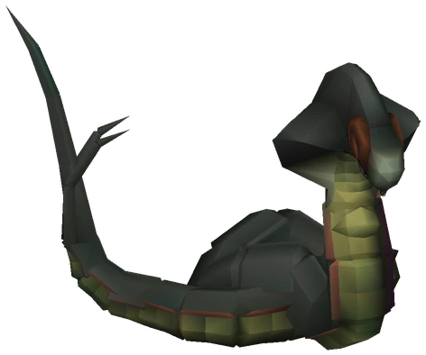 Midgar Zolom enemy model from Final Fantasy VII