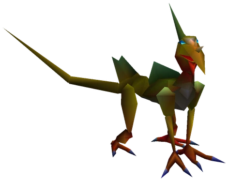 Nerosuferoth enemy model from Final Fantasy VII