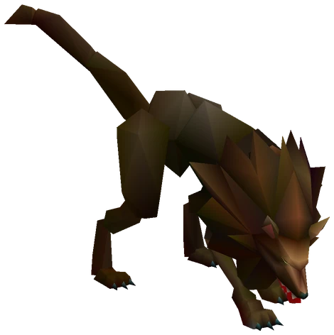 Nibel Wolf enemy model from Final Fantasy VII
