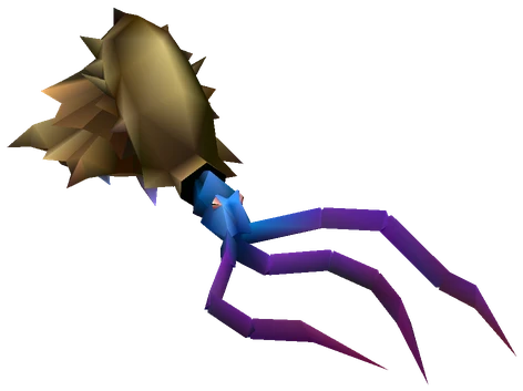 Poodler enemy model from Final Fantasy VII