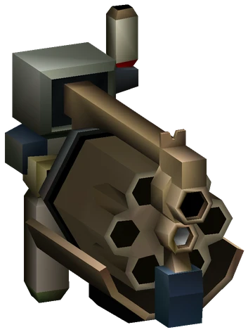 Roulette Cannon enemy model from Final Fantasy VII