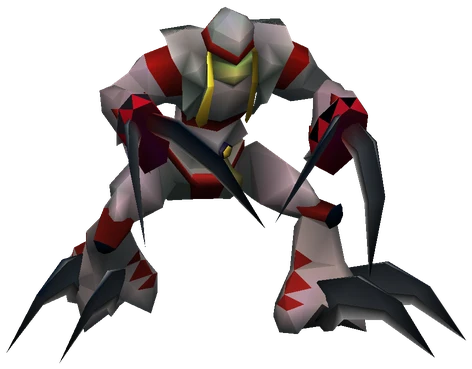 Scissors enemy model from Final Fantasy VII