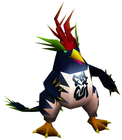 Skeeskee enemy model from Final Fantasy VII