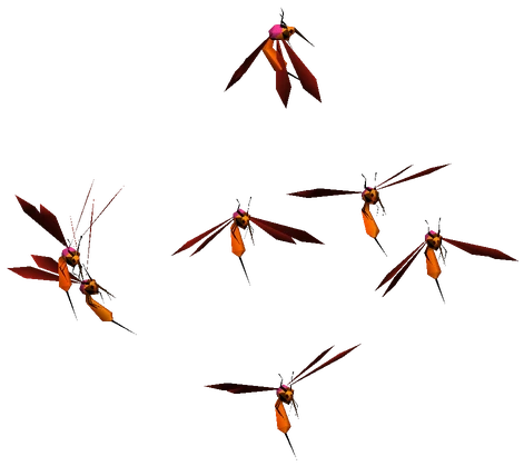 Slaps enemy model from Final Fantasy VII