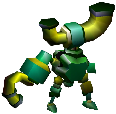 Smogger enemy model from Final Fantasy VII